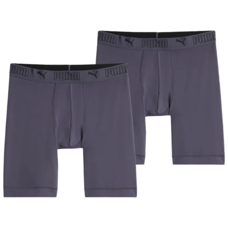 Pánske boxerky Puma Sport Microfiber Long Boxer 2P