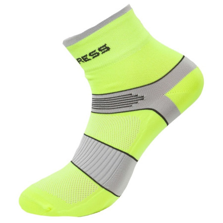 Ponožky Progress Cycling 8CE Cycling žltá ReflectiveYellow/Gray