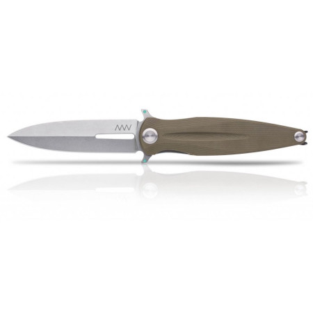 Nôž Acta Non Verba Z400 Stonewash/G10/Liner Lock