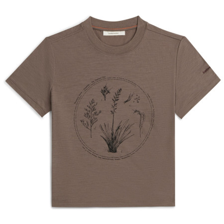 Dámske tričko Icebreaker Merino 150 Tech Lite SS Crop Tee Seed Story