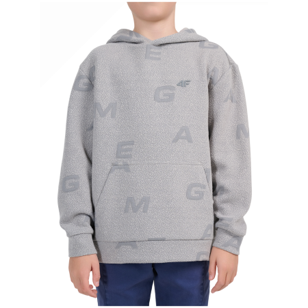 Detská mikina 4F Sweatshirt M2763 Dark Grey sivá Dark Grey
