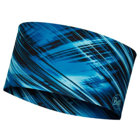 Čelenka Buff Coolnet UV+ Headband čierna/modrá Edur Blue