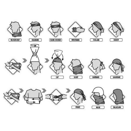 Multifuknčný set Buff Dryflx