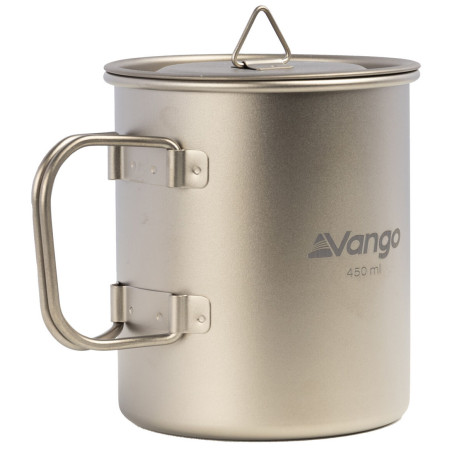 Hrnček Vango Titanium Single Walled Mug 450ml strieborná Titanium
