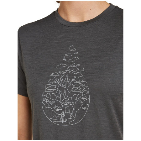 Dámske tričko Icebreaker Women Merino 150 Tech Lite SS Tee Hike Path