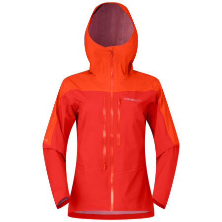 Dámska bunda Norrona falketind dri1 Jacket oranžová Aura Orange