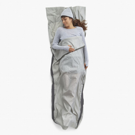 Vložka do spacáku Sea to Summit Silk Blend Sleeping Bag Liner - Rectangular w/ Pillow Sleeve