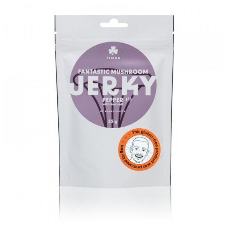 Hubové jerky Timba Mushroom Jerky - Pepper with Sea salt