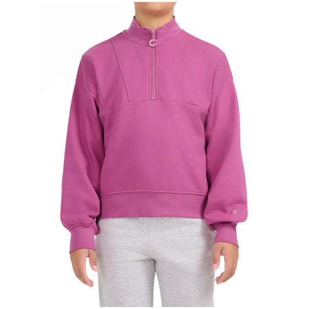 Detská mikina 4F Sweatshirt F2701 Violet ružová Violet