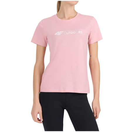 Dámske tričko 4F Tshirt F3495 svetloružová Light Pink