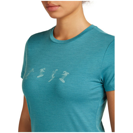 Dámske tričko Icebreaker Women Merino 150 Tech Lite SS Tee Snow Day