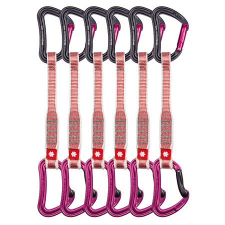 Sada expresiek Ocún Raven Qd Zoom 20 Cm 6-Pack ružová Pink