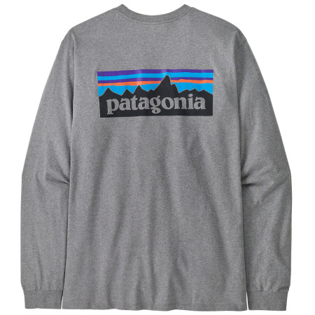 Pánske tričko Patagonia P-6 Logo Responsibili Tee LS