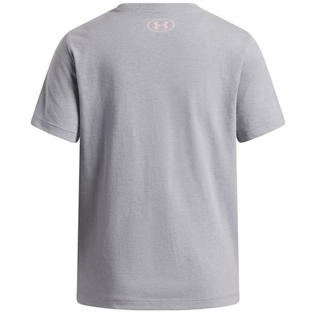 Detské funkčné tričko Under Armour UA G Varsity SS Mod Gray Light Heather
