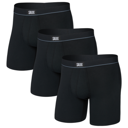Pánske boxerky Saxx Essential Cotton Boxer Brief Fly 3Pk