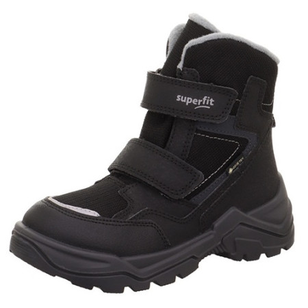 Detské zimné topánky Superfit Snow Max Schwarz/Grau tmavosivá Schwarz/Grau