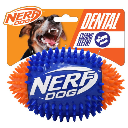 Hračka pre psa Nerf Dog Squeak Spike Football 15cm