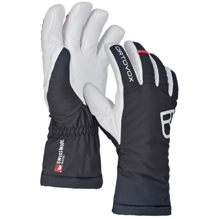 Dámske rukavice Ortovox Swisswool Freeride Glove W čierna BlackRaven