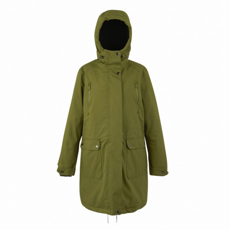 Dámsky kabát Regatta Valenta tmavozelená NephGrn(Blk)
