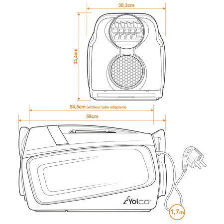 Klimatizácia Yolco TC390