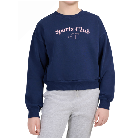 Detská mikina 4F Sweatshirt F2708 Dark Blue tmavomodrá Dark Blue