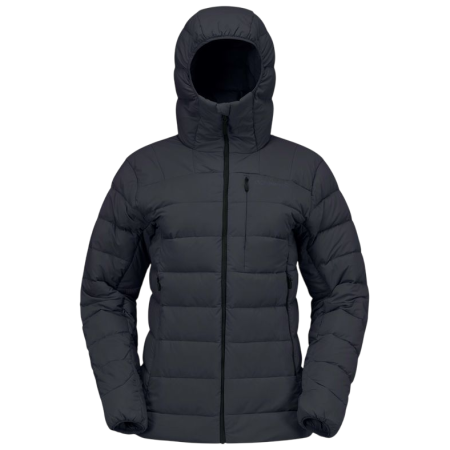 Dámska páperová bunda Norrona femund down700 Zip Hood čierna Caviar Black