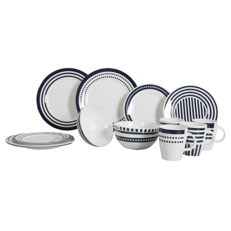Sada riadov Gimex Tableware Blue Beta 16 pcs