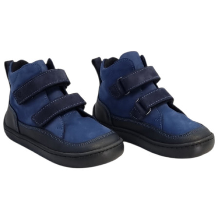 Detské barefoot topánky beBare 3514SA Denim