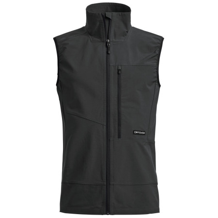 Pánska vesta Ortovox Venet Softshell Vest čierna Black Raven