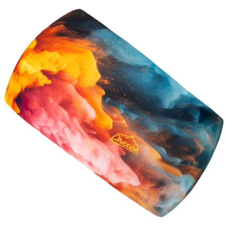 Dětská čelenka Drexiss Explosion Pastel modrá/oranžová