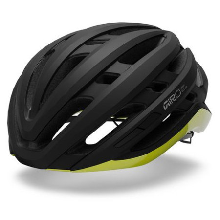 Cyklistická prilba Giro Agilis MIPS čierna/zelená Mat Black/Gloss Hi Viz Yellow