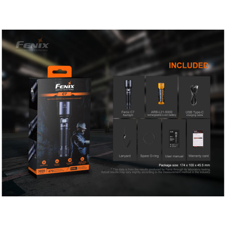 Nabíjacie svietidlo Fenix C7