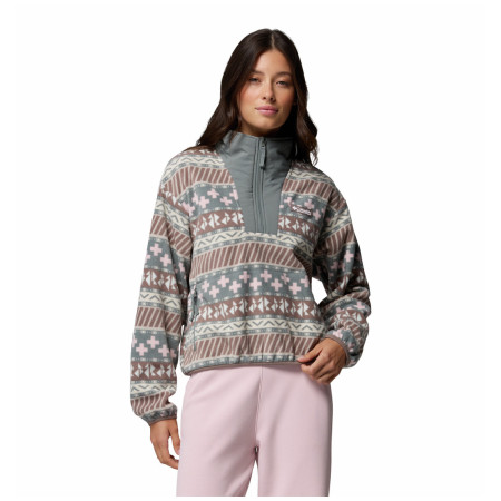 Dámska mikina Columbia Sequoia Grove™ Ii Printed Half Zip sivá Iron Wizard Island