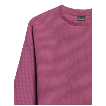 Detská mikina 4F Sweatshirt F1936 Dark Pink
