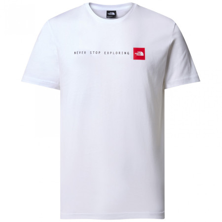 Pánske tričko The North Face S/S Never Stop Exploring Tee biela