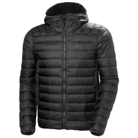 Pánska páperová bunda Helly Hansen Verglas Down Hybrid Hood 2.0 čierna 991 Black