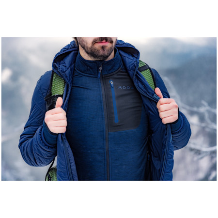 Pánska mikina MOOA Nyore Grid 220