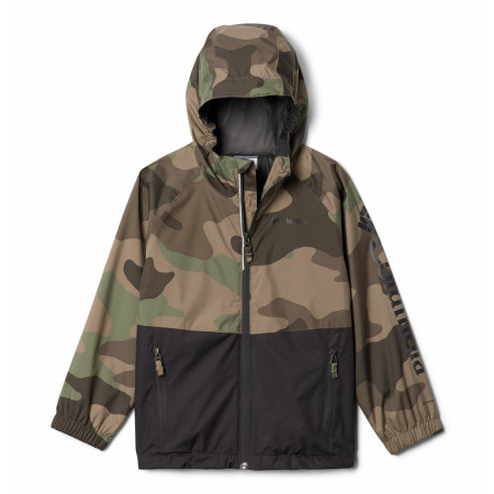 Detská bunda Columbia Dalby Springs Jacket maskáč Shark, Cypress Mod Camo