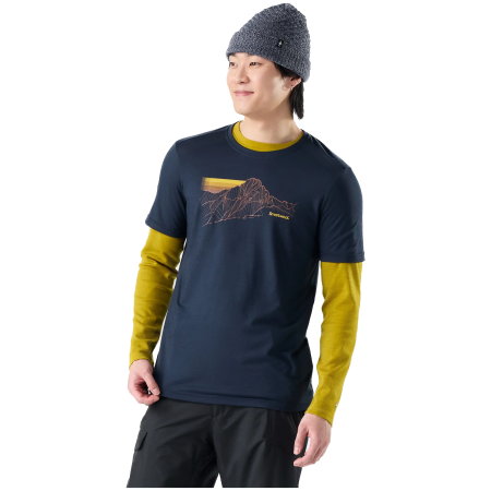 Pánske funkčné tričko Smartwool Men's Alpine Trace Active Short Sleeve G