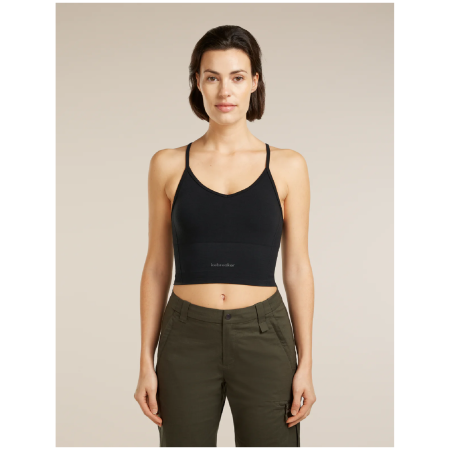 Športová podprsenka Icebreaker Merino Blend 260 Seamless Rib Strappy Tank