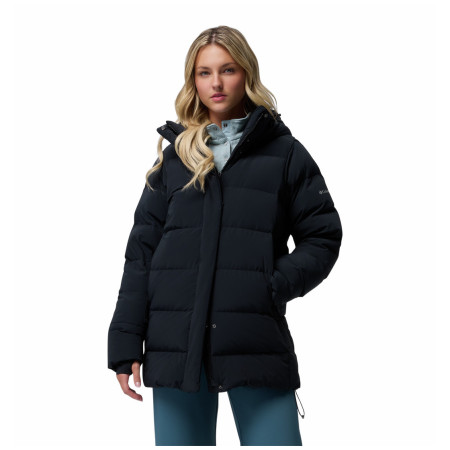 Dámska zimná bunda Columbia Amaze Puff™ Mid Hooded Jacket čierna Black
