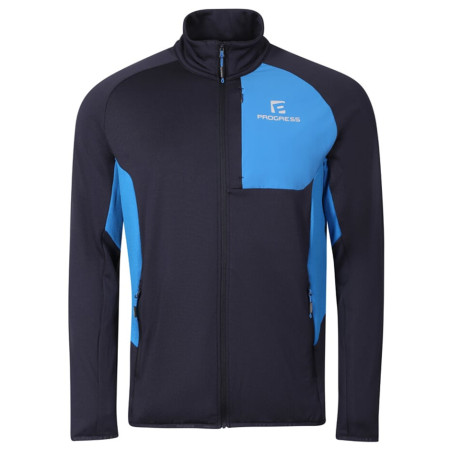 Pánska funkčná mikina Progress Forbes čierna/modrá černomodrá/modrá