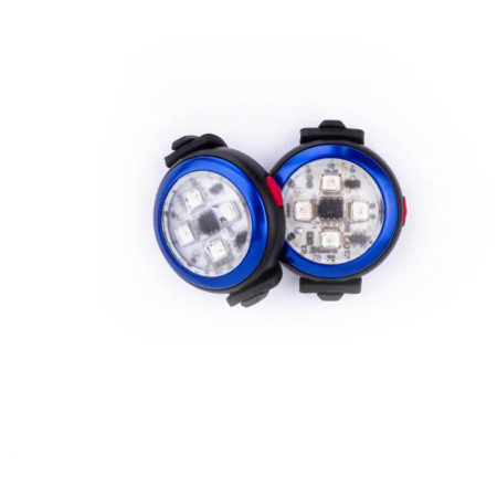Svetlo pre psa Curli Luumi Safety LED Lights rechargeable modrá blue