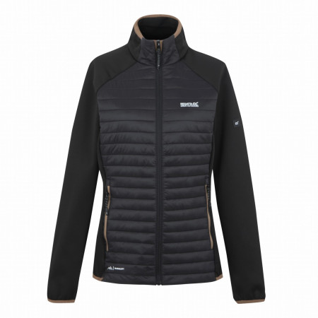 Dámska bunda Regatta Women’s Clumber Hybrid čierna Black(Mocha)