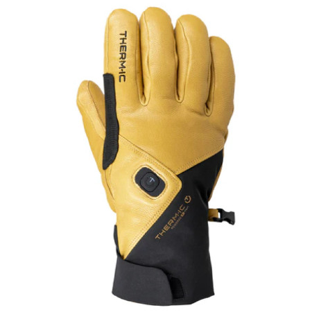 Lyžiarske rukavice Therm-ic Freeride Ultra Heat Gloves čierna/žltá Black