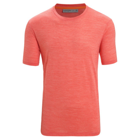 Pánske funkčné tričko Icebreaker Men Sphere II SS Tee oranžová Vibrant Earth Heather
