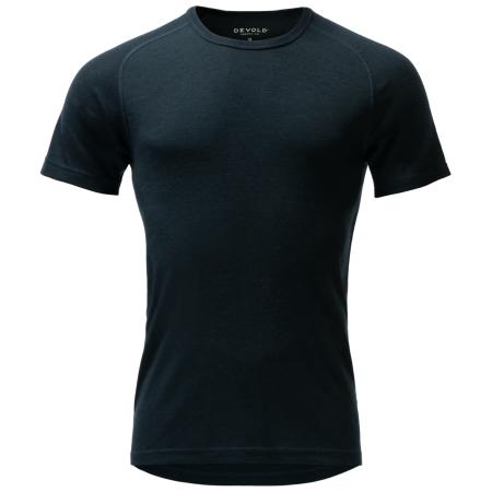 Pánske funkčné tričko Devold Adventure Merino 190 Tee Man tmavomodrá Ink
