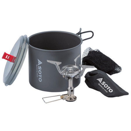 Vařič a nádobí Soto Amicus igniter + New River Pot Combo
