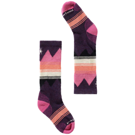 Detské ponožky Smartwool Kids' Ski Light Cushion OTC Socks fialová Prple Ris