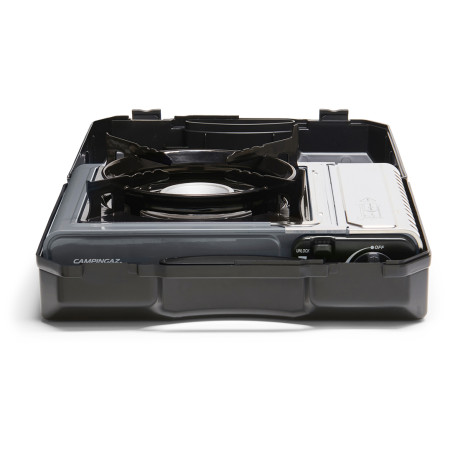 Plynový varič Campingaz Bistro 3 - černý, uložení náhradní CV, 2 pojistky